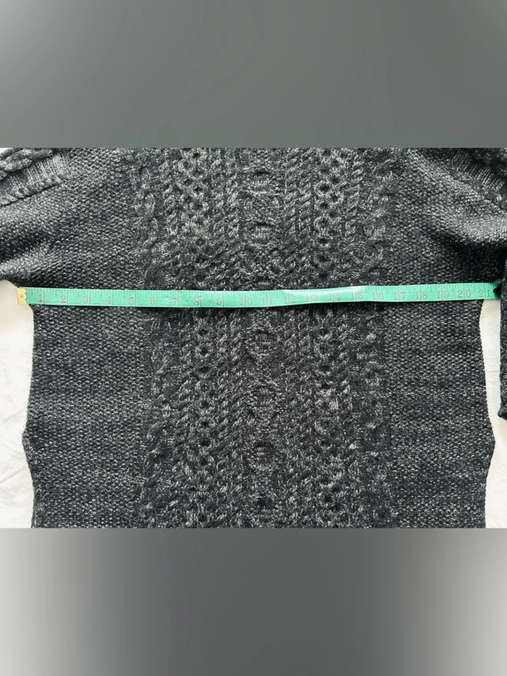 Kit and Ace 100% Cashmere/Silk Cowl Neck Charcoal Grey Pullover Sweater - Picture 11 of 12